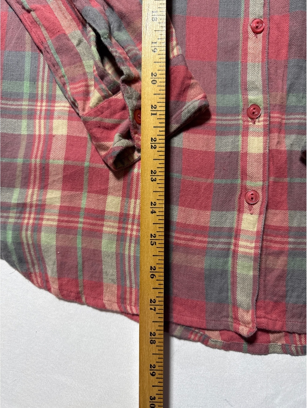 Topshop Classic Plaid Button-Up Shirt Size US 6 - Cottony Fl - Picture 3 of 6